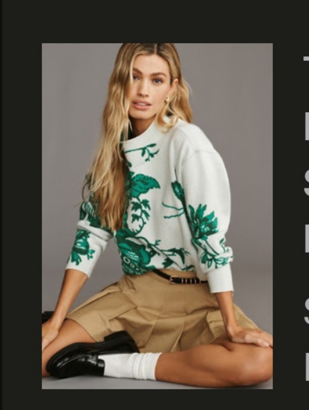 The Carys Mock-Neck Sweater by Maeve